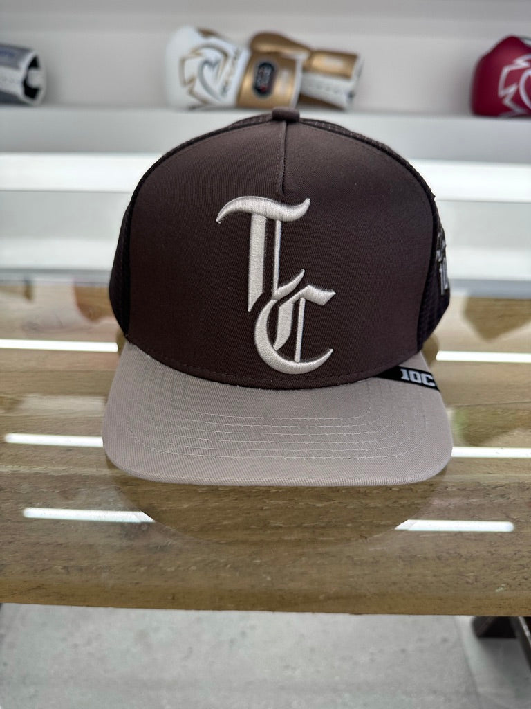 10C TC MESH TRUCKER CAP BROWN/STONE