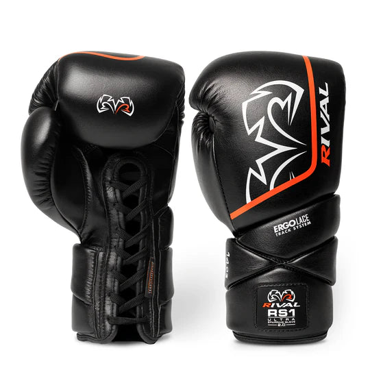 RIVAL RS1 ULTRA SPARRING GLOVES 2.0 16oz - BLACK