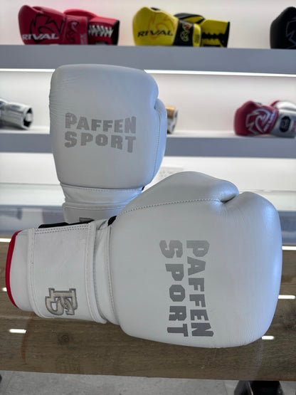 PAFFEN SPORT PRO SPEED BOXING 160z GLOVES F0R TRAINING WHITE