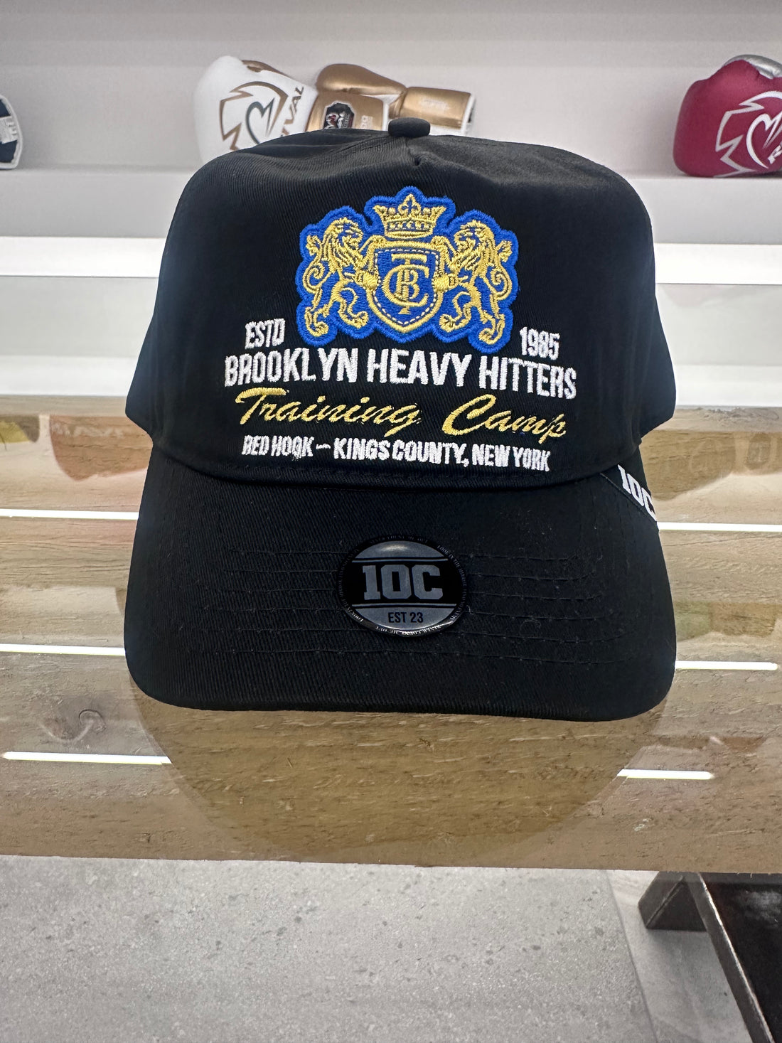 10C UNSTRUCTURED TRUCKER CAP - BLACK