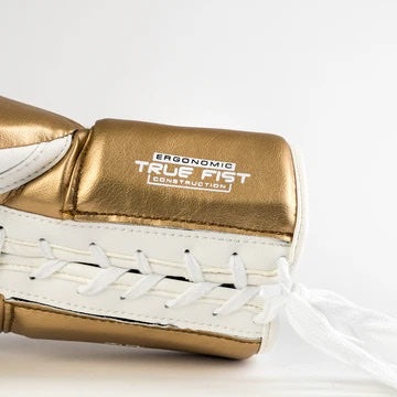 RIVAL RS100 PROFESSIONAL SPARRING GLOVES 16oz - WHITE/GOLD