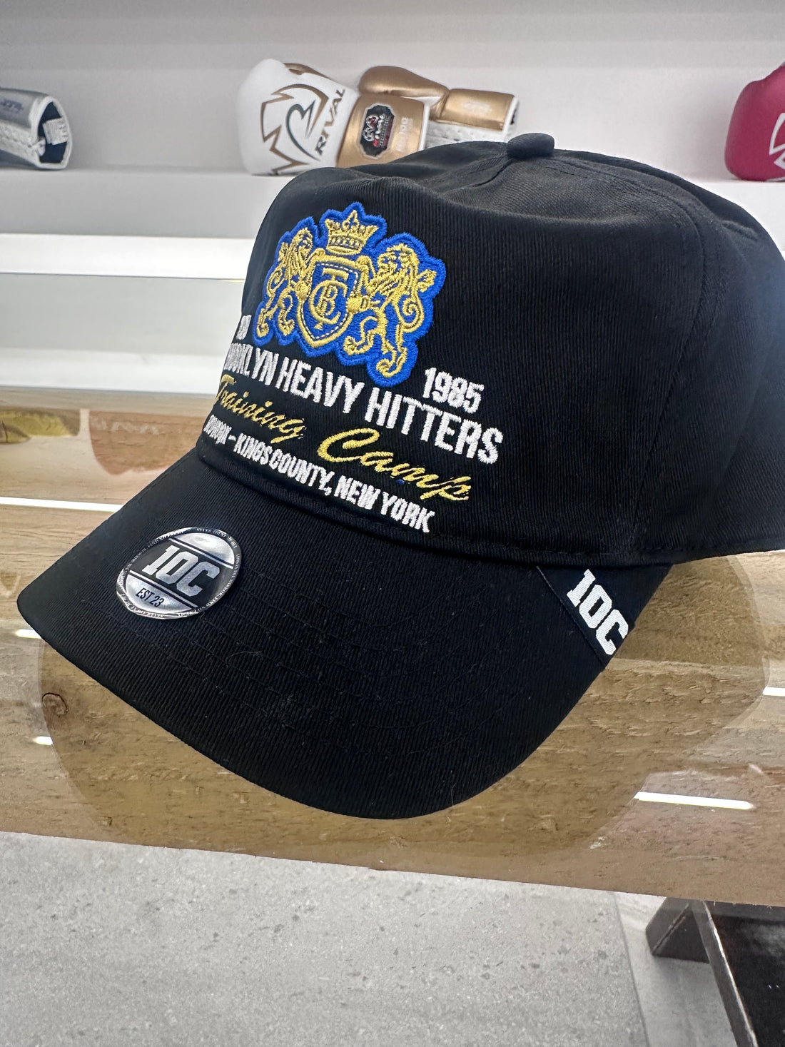 10C UNSTRUCTURED TRUCKER CAP - BLACK