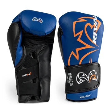 RIVAL RS11V EVOLUTION SPARRING GLOVES 16oz - BLUE