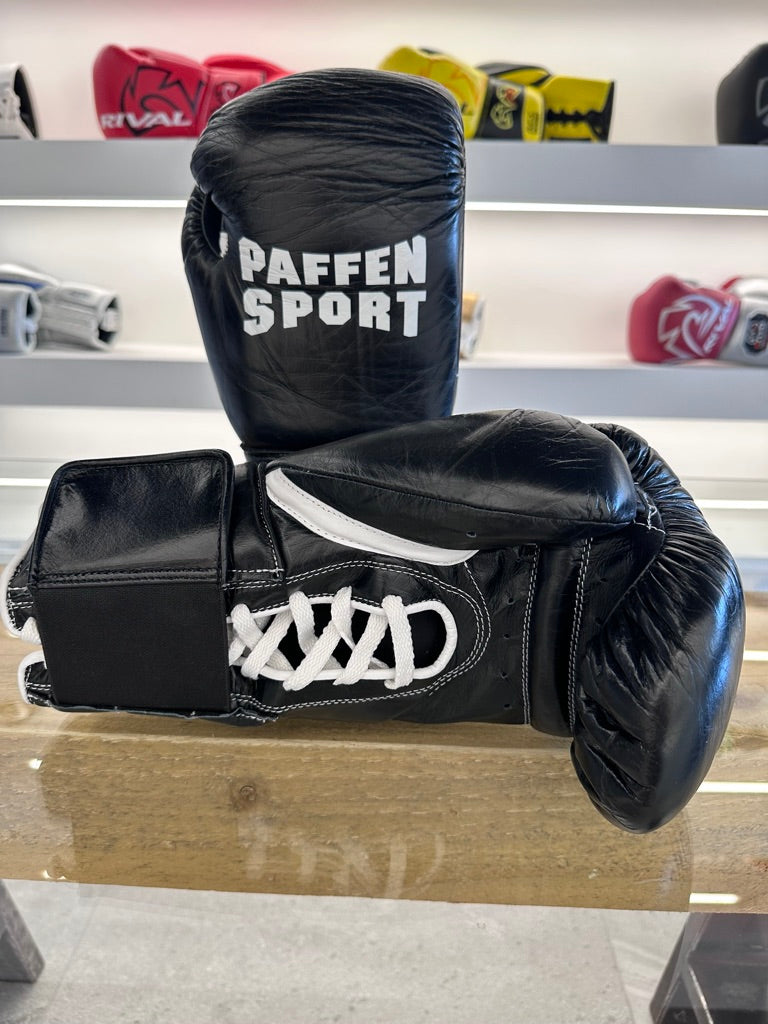 PAFFEN SPORT PRO GUARD 2in1 BOXING GLOVES FOR TRAINING 16oz BLACK