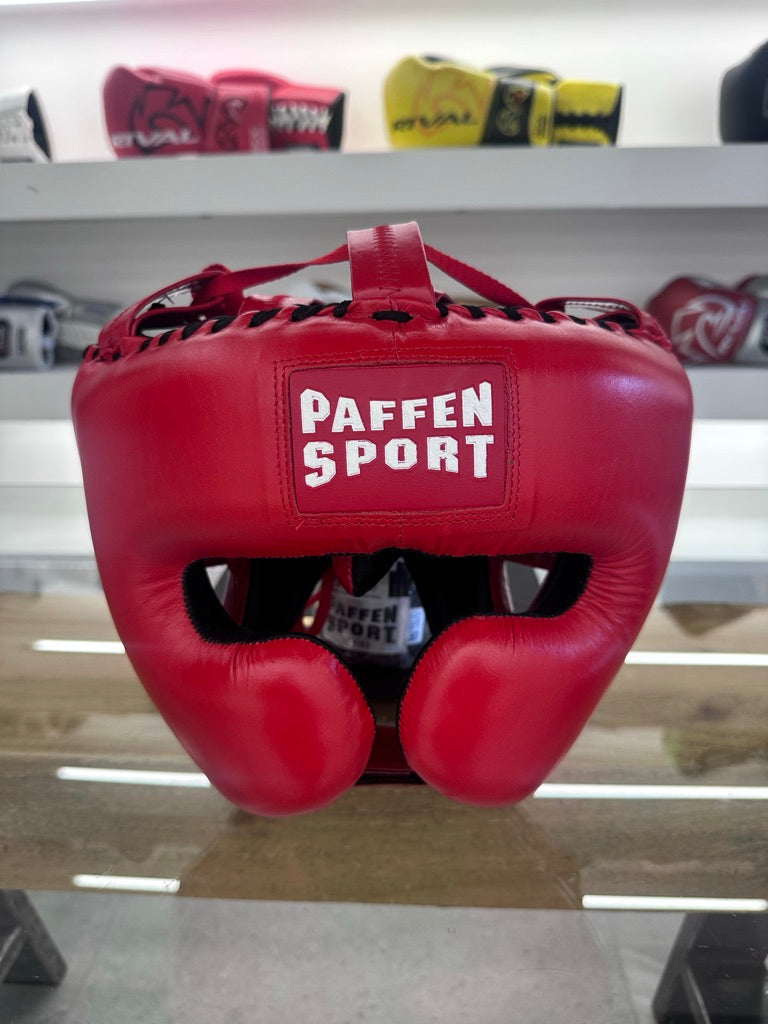 PAFFEN SPORT PRO MEXICAN HEAD GUARD FOR SPARRING - RED M/L