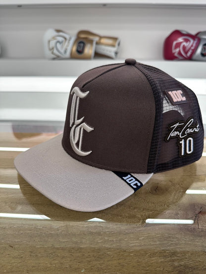10C TC MESH TRUCKER CAP  BROWN/STONE