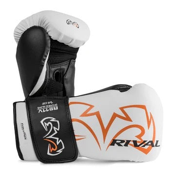 RIVAL RS11V EVOLUTION SPARRING GLOVES 16oz - WHITE