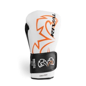 RIVAL RS11V EVOLUTION SPARRING GLOVES 16oz - WHITE