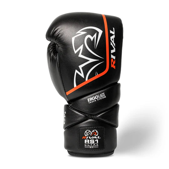 RIVAL RS1 ULTRA SPARRING GLOVES 2.0 16oz - BLACK
