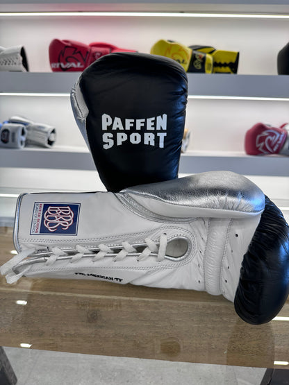 PAFFEN SPORT PRO MEXICAN TF BOXING GLOVES 10oz BLACK/WHITE/SILVER