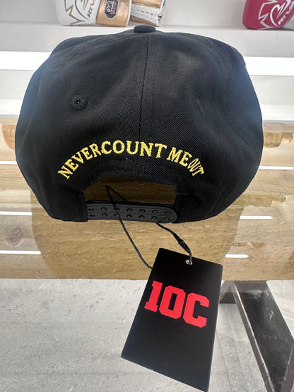 10C UNSTRUCTURED TRUCKER CAP - BLACK