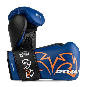 RIVAL RS11V EVOLUTION SPARRING GLOVES 16oz - BLUE