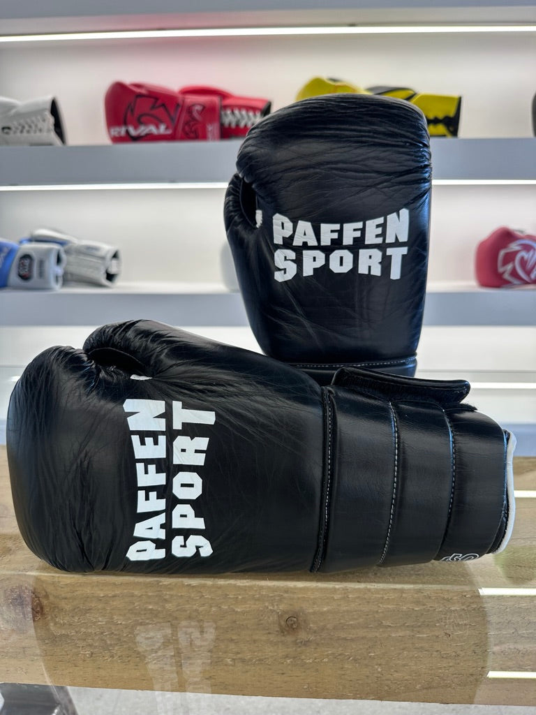 PAFFEN SPORT PRO GUARD 2in1 BOXING GLOVES FOR TRAINING 16oz BLACK