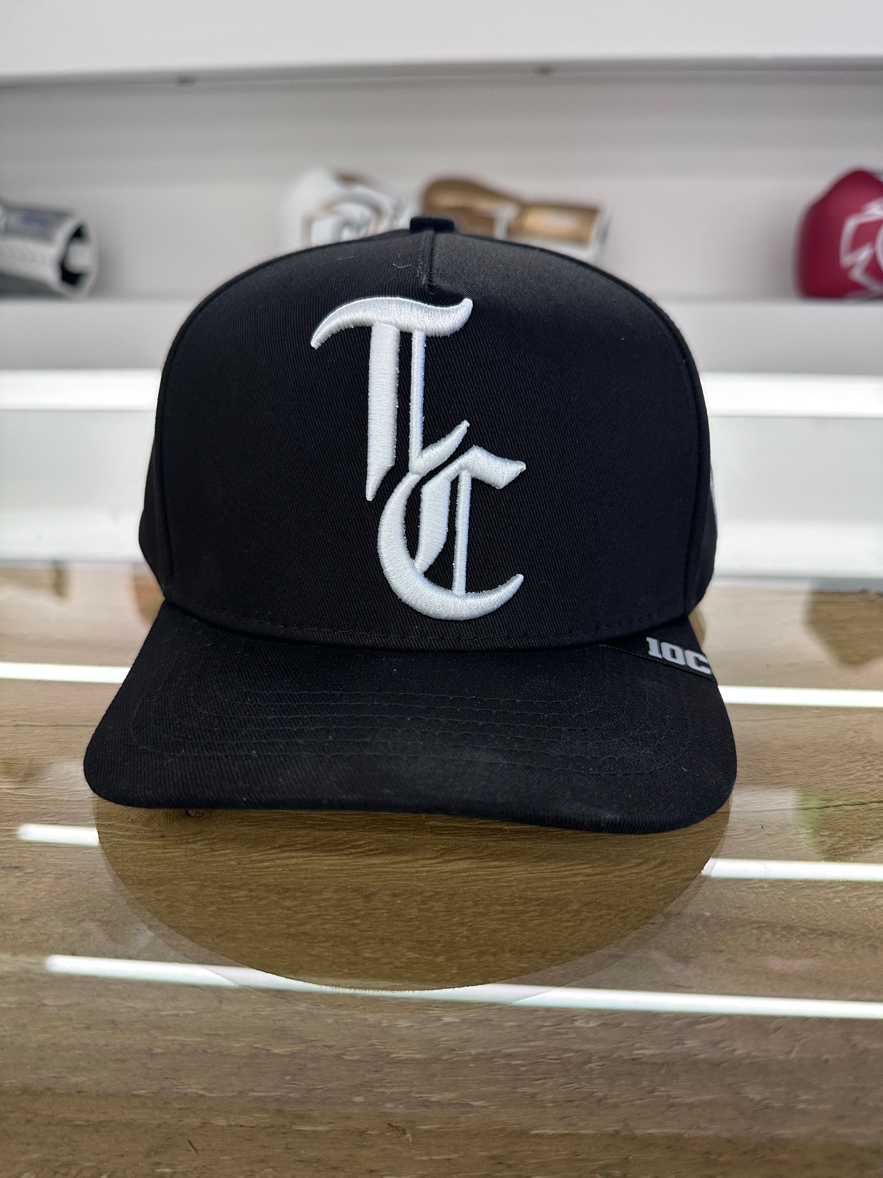 10C FULL TRUCKER CAP BLACK/WHITE