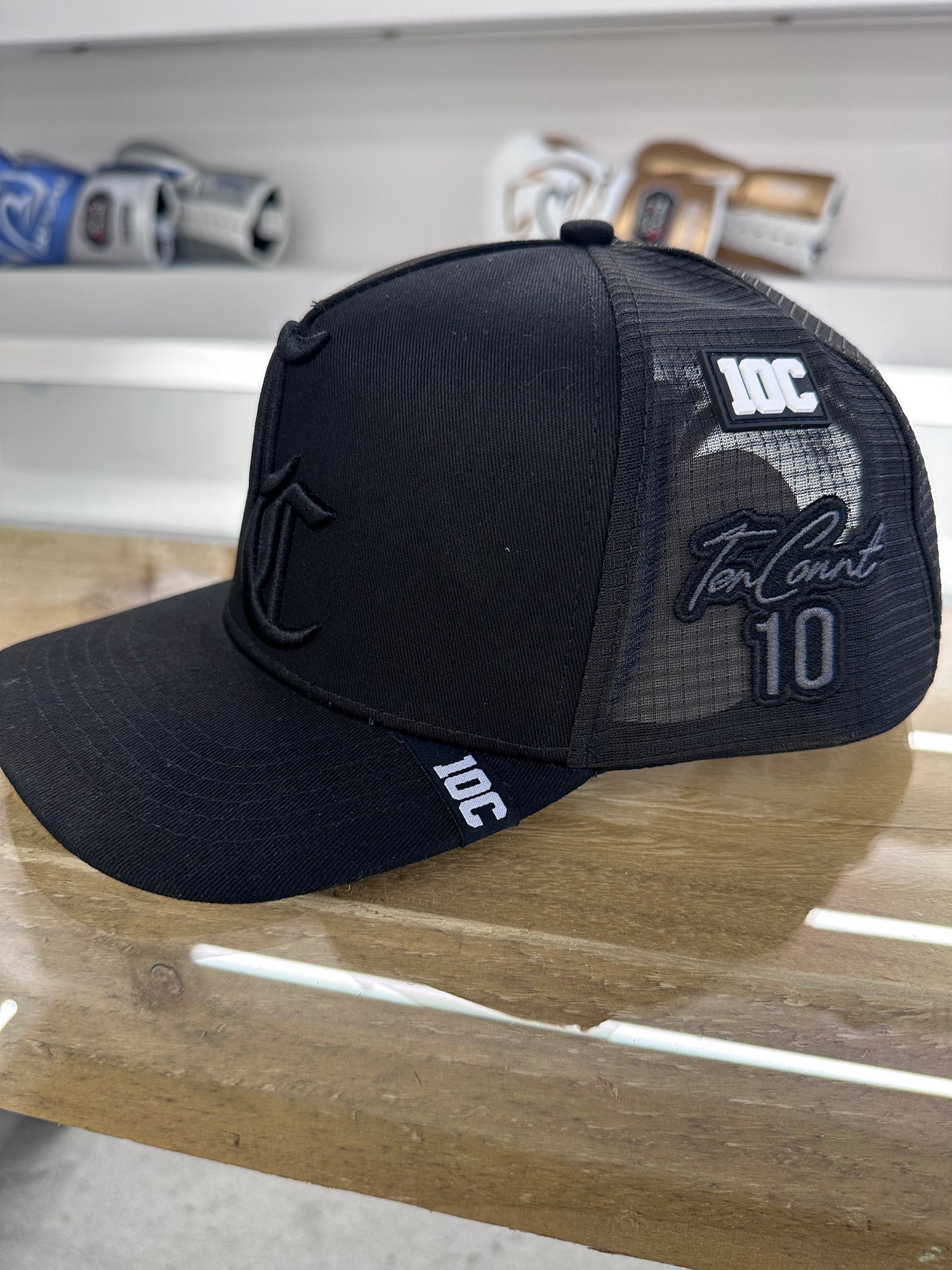 10C TC MESH TRUCKER BLACK
