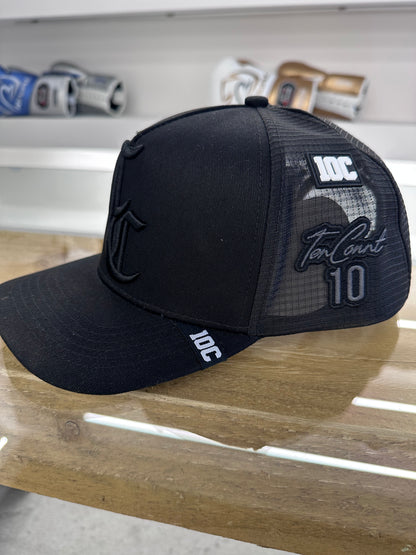 10C TC MESH TRUCKER BLACK